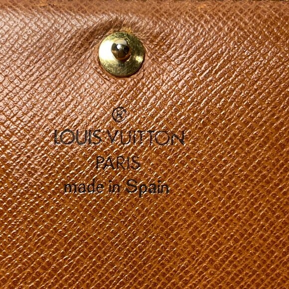 Louis Vuitton Vintage (1999) Monogram Porte-Monnaie Tresor Wallet - Preowned - Picture 10 of 15